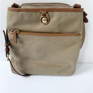 Beige Kempton Crossbody Bag